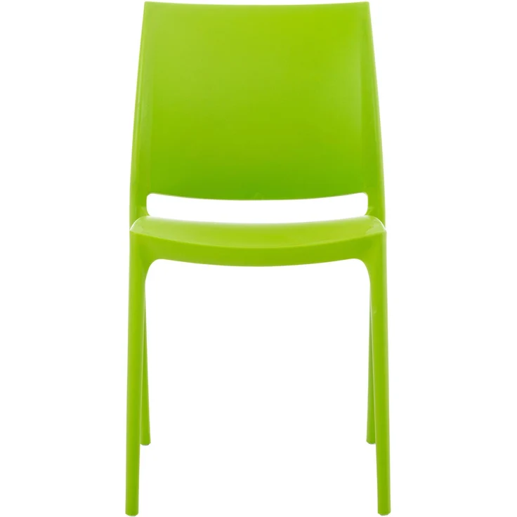 CLP 2er Set Stapelstühle Maya bis zu 130 kg belastbar,grün – Bild 4