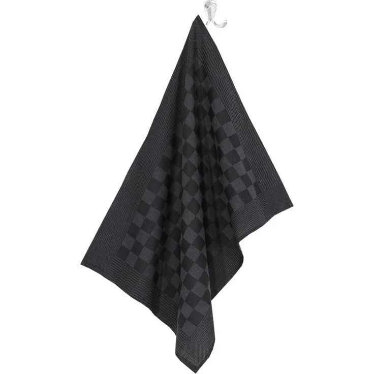 vidaXL 20-tlg. Handtuch-Set Schwarz und Grau Baumwolle 136286 – Bild 7