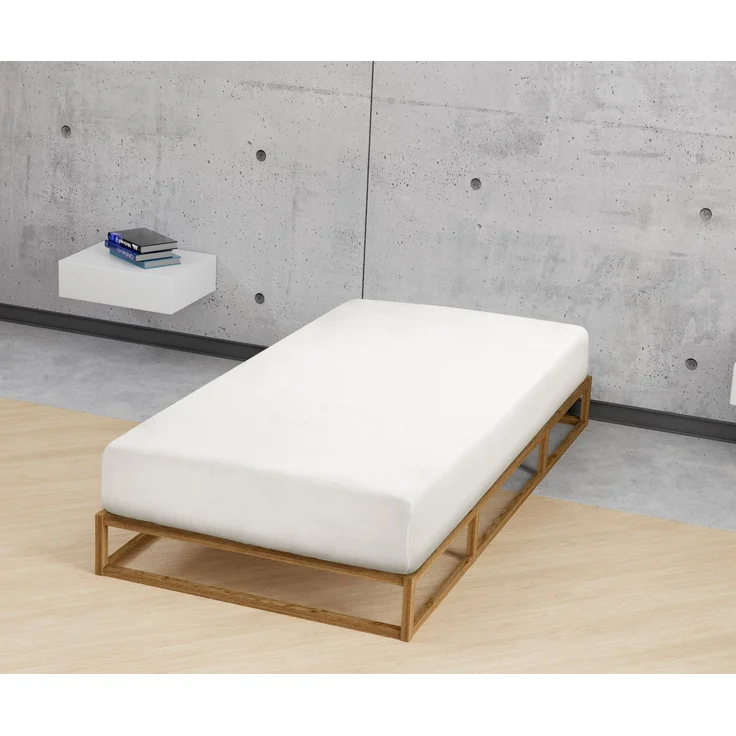 biberna Frottee-Stretch-Spannbetttuch 0012344, grau, 1x 90x190 cm - 100x200 cm – Bild 3