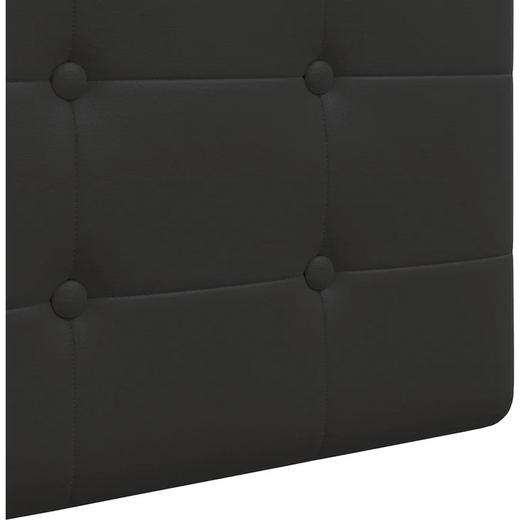vidaXL Hängendes Kopfteil Schwarz Kunstleder 5 x 100 x 55 cm (Art-Nr 42031883) – Bild 8
