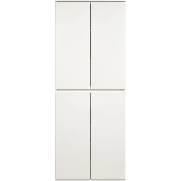 Garderobenschrank 'Nevada' Schuhschrank, weiß, 74 cm