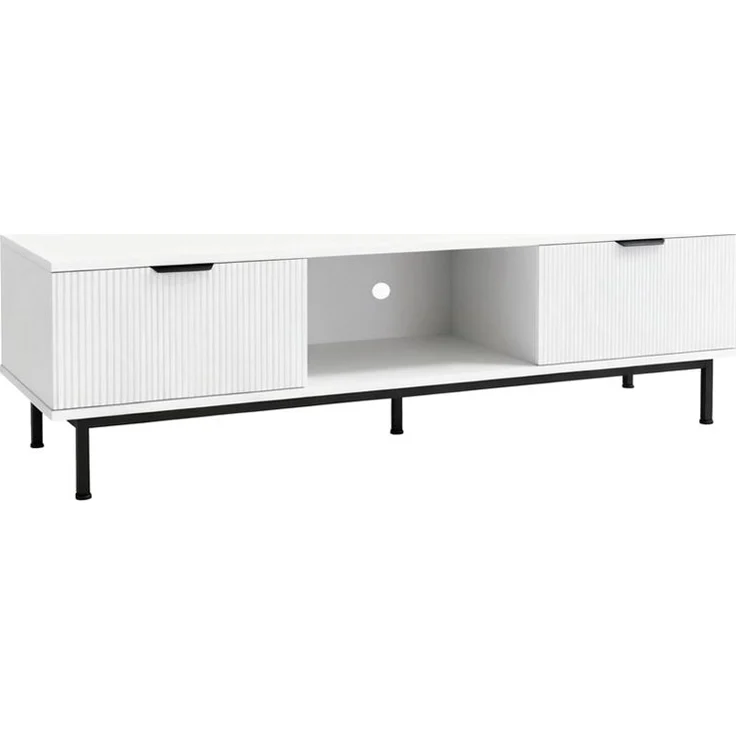 HOME DELUXE TV-Schrank NYLA Weiß - 160 x 43 cm – Bild 3
