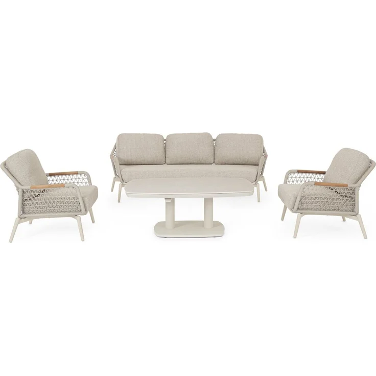 Gartensessel Orelua - Aluminium & Olefin-Geflecht, Pelikan – Bild 9