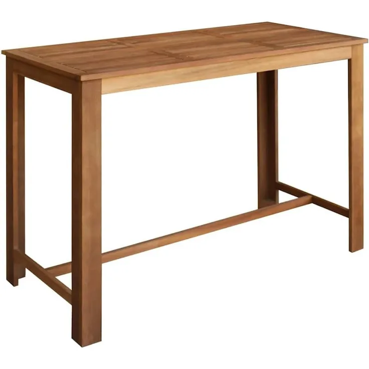 vidaXL Bartisch Massivholz Akazie 150x70x105 cm 246665