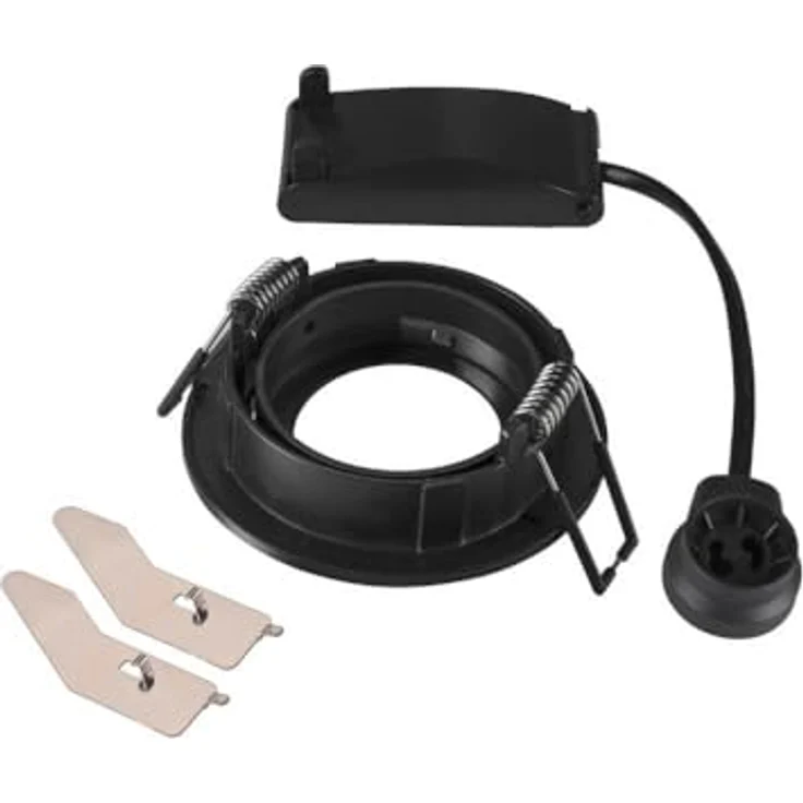 SLV NEW TRIA® 68, Deckeneinbauleuchte, rund, max. 10W GU10, schwarz - Einbauleuchten – Bild 4