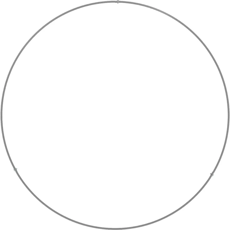 vidaXL Pflanzenring Silber 80 x 80 x 20 cm Verzinkter Stahl 873630 – Bild 6