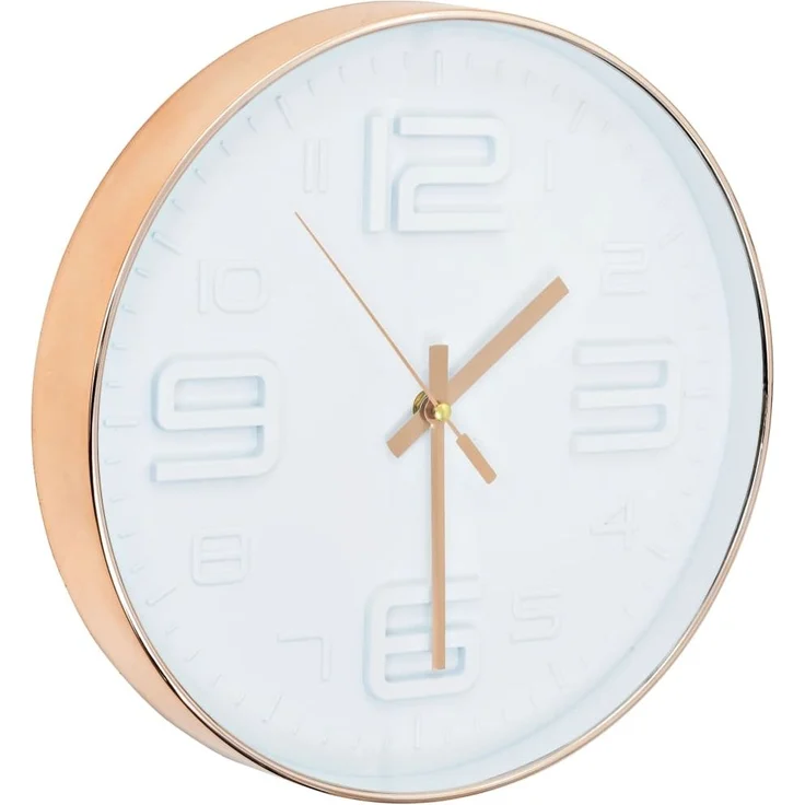 vidaXL Wanduhr Kupferoptik 30 cm 50631 – Bild 2