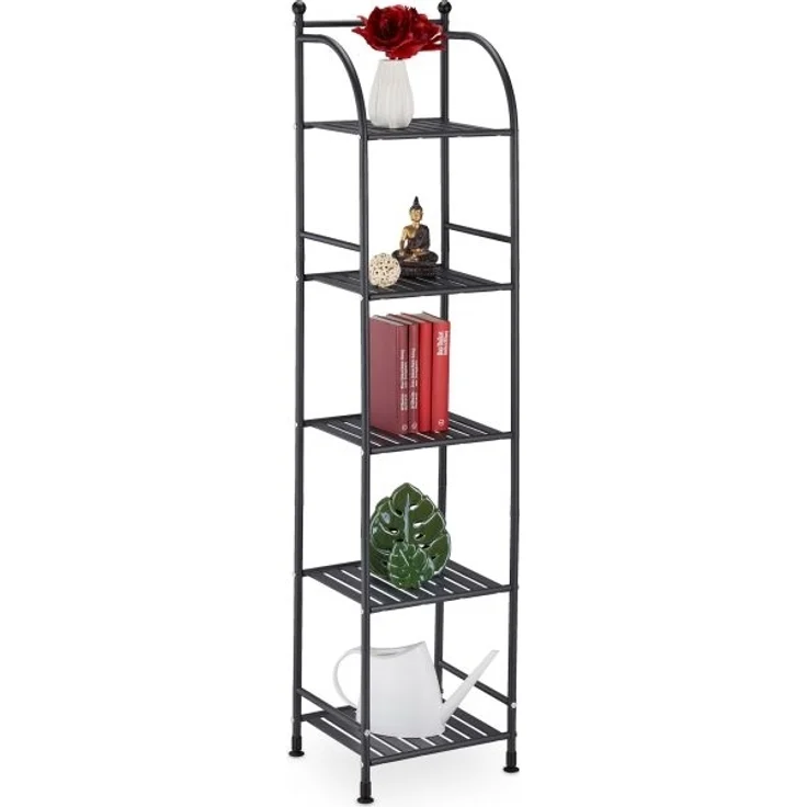 Schmales Standregal mit 5 Ablagen – Bild 1