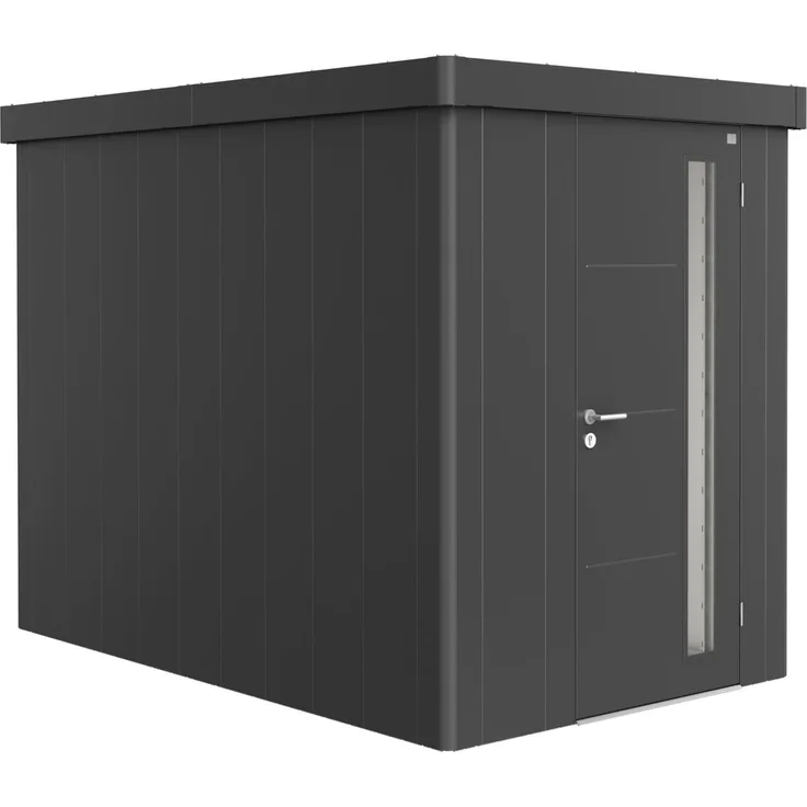 Biohort Gerätehaus Neo, 3A: 180 x 292 x 222 (b x t x h) cm, dunkelgrau-metallic
