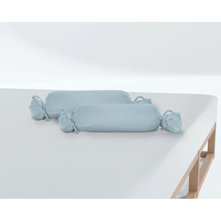biberna Feinjersey-Kopfkissenbezug, bläulich, 15x40 cm – Bild 3