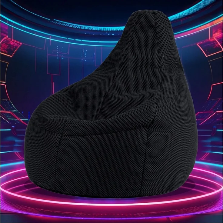 icon Sitzsack Sessel Gaming Stuhl mit Rückenlehne aus Techmesh „Dalton“, Sitzsack XXL, Gaming Sitzsack, Made in Germany, Erwachsene & Kinder – Bild 3
