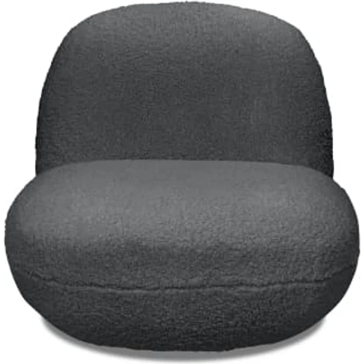 Drehsessel Chris ED Exciting Design Farbe Anthrazit – Moderner Mikrofaser-Sessel mit Nosagfederung – Bild 2