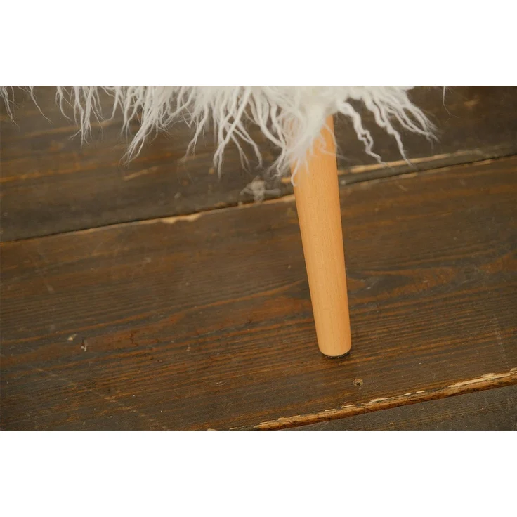 KAWOLA Hocker FYNN, Fell Fellhocker verschiedene Farben – Bild 3