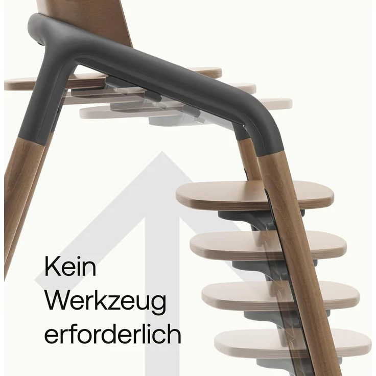 Bugaboo Hochstuhl Giraffe Warmes Holz / Grau – Bild 4