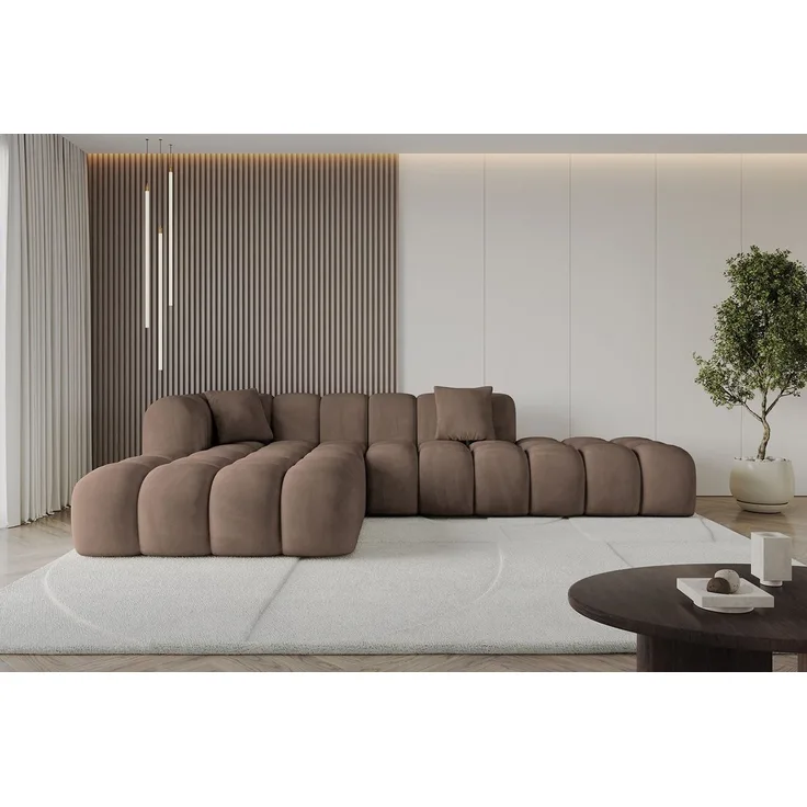 ALTDECOR Ecksofa OLEA-L2, Sofa Praktische Bequeme Funktionsecke Couch L-Form Eckcouch, Corner Sofa U-Form Vielseitige Sofa Wohnlandschaft Wohnzimmer