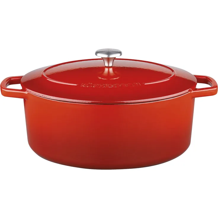 Bratentopf KÜCHENPROFI PROVENCE BHT 26x13x41 cm rot Topf Universaltopf Suppentopf Kochtopf