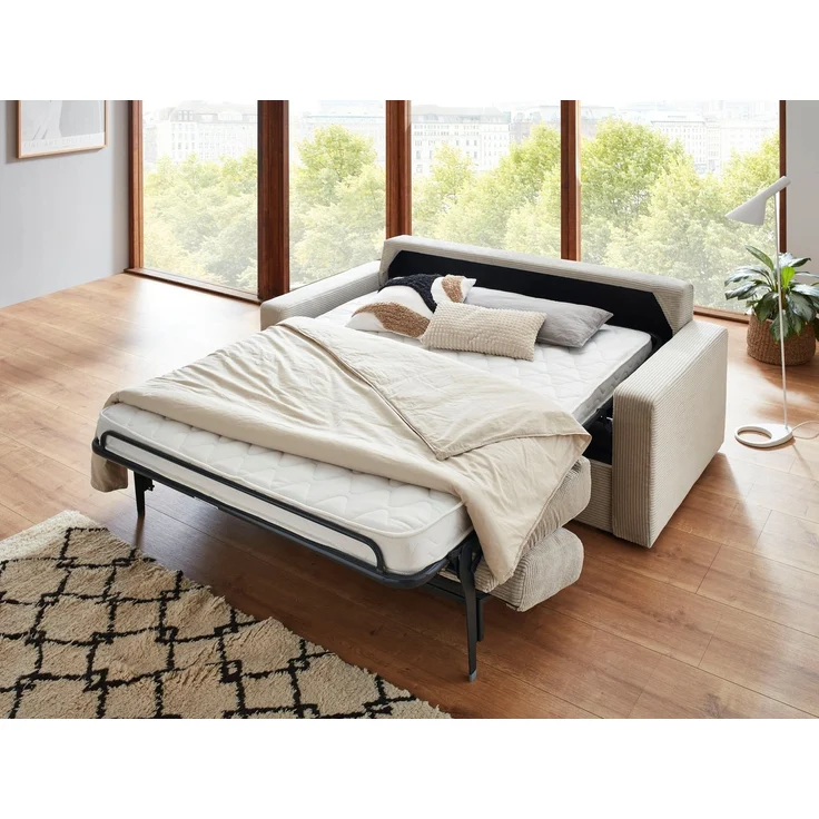 ATLANTIC home collection Schlafsofa Rolando, B: 196 cm, Liegefl. 140x190 cm, mit komfortabler Matratze, Dauerschlafsofa – Bild 5
