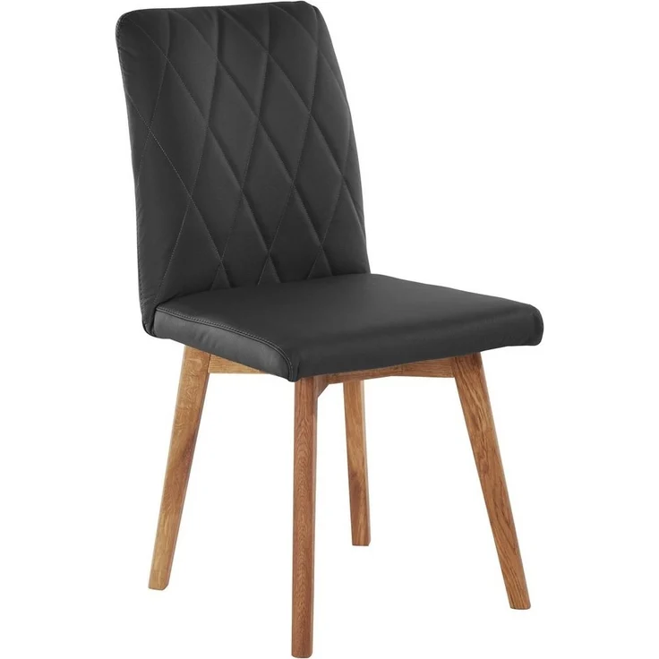 Home affaire Esszimmerstuhl Brest (Set, 2 St), Gestell aus Eiche Massivholz geölt – Bild 3