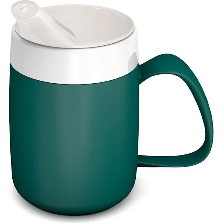 Ornamin Schnabelbecher ORNAMIN Becher mit Trink-Trick mit Schnabelaufsatz, Qualitätskunststoff, Trink-Trick I Trinkhilfe I bruchstabil I BPA-frei I Made in Germany – Bild 1
