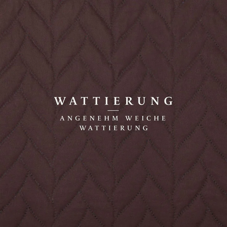 Tagesdecke ( Braun ) 220x240 cm mit wattierter Zwischenlage, Bettüberwurf - Überwurfdecke, Sommerdecke gesteppt - Steppdecke, Wendedecke – Bild 6