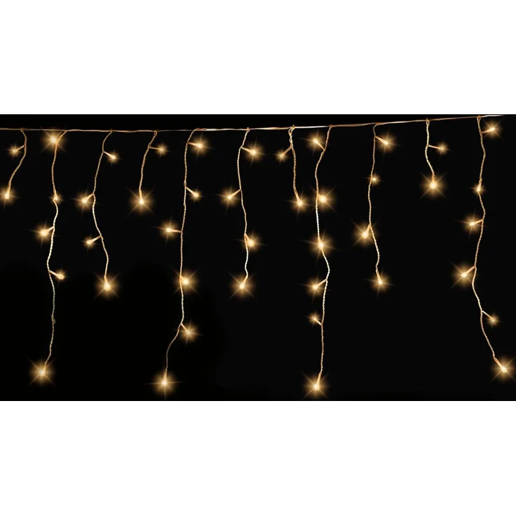 Gartenpirat LED-Lichterkette Eisregen mit Flashing-Effekt Weihnachtsdeko für außen mit Timer – Bild 1