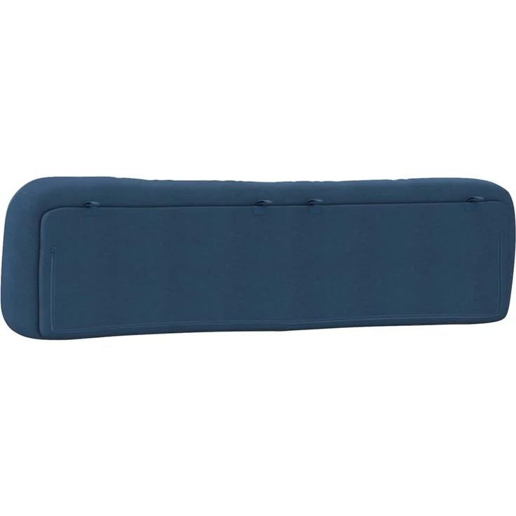 vidaXL Kopfteil-Kissen Blau 200 cm Stoff 374622 – Bild 7