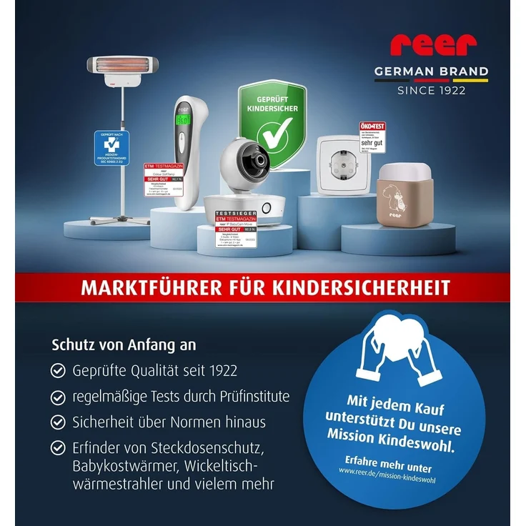 Reer Bettgitter Sleep n´Keep XL 150 cm Fb Blaugrau – Bild 9