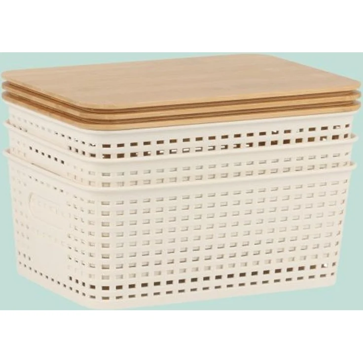 Aufbewahrungsbox mit Bambusdeckel im Set 10053189_8197 – Bild 6