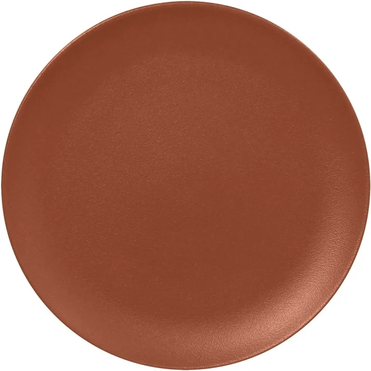 RAK Porcelain Neofusion terra brown Teller flach coupe Ø 30.7 cm / Ht. 3.2 cm