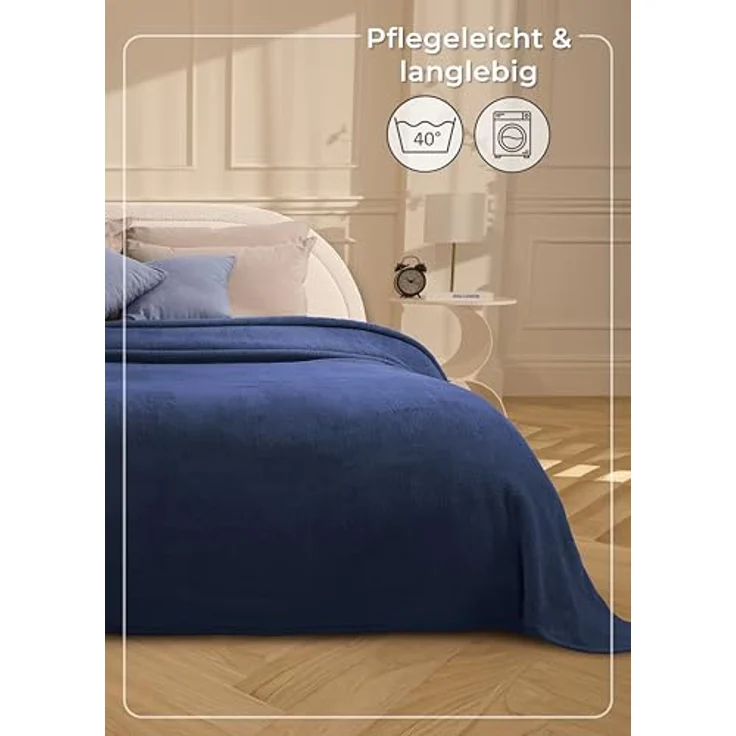 Wohndecke Wohndecke aus Baumwolle - Kuscheldecke, Baumwolldecke -, Laynenburg, Decke als Sofa-decke, Couchdecke, Wolldecke aus Baumwollmix – Bild 8