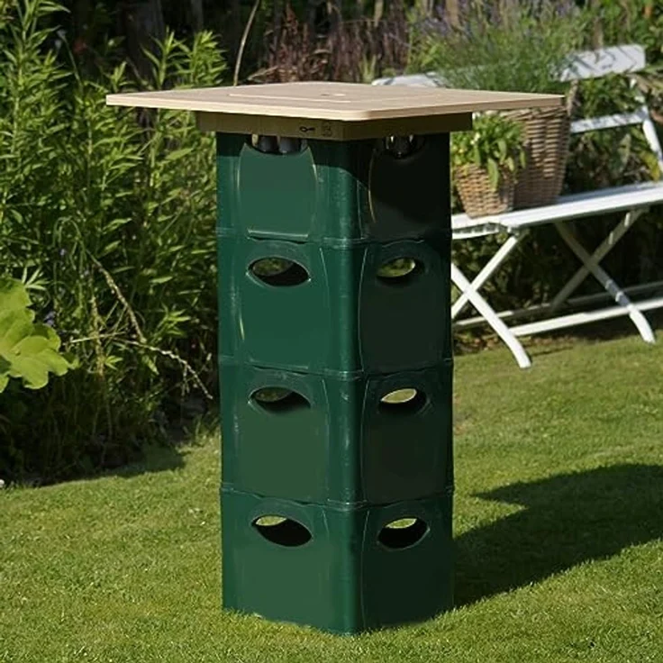 UNUS GARDEN Stehtisch Bierkasten-Tischaufsatz für einen Stehtisch aus Holz (1-St, Bierkastenaufsatz Stehtisch Party Bistrotisch aus Bierkästen), tischaufsatz, stehtisch, bierkisten, outdoor, bartisch, tischplatte – Bild 4