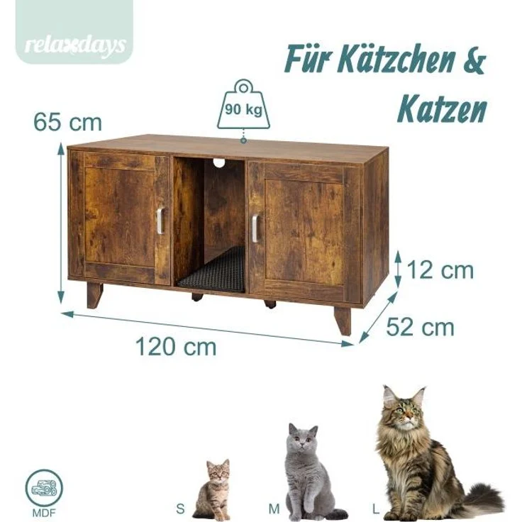 XXL Katzenschrank für Katzenklo 10052208_8208 – Bild 4