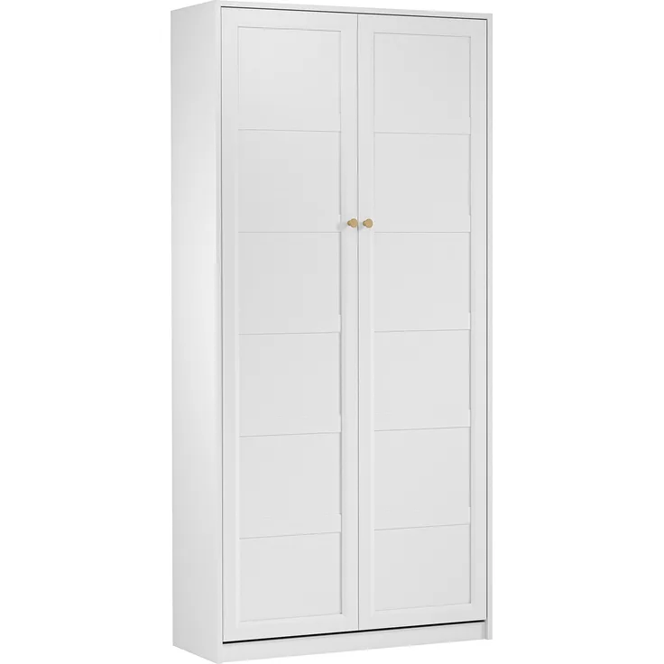AX LIVING Wandbett Raiane PT90 Schrankbett in Weiß ohne Matratze