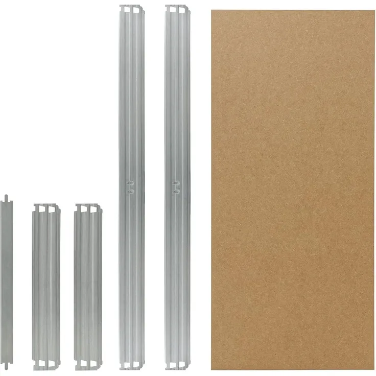 shelfplaza PRO 90x45 cm Fachboden-Set in grau-verzinkt für PRO Schwerlastregale mit 200 kg Traglast pro Boden