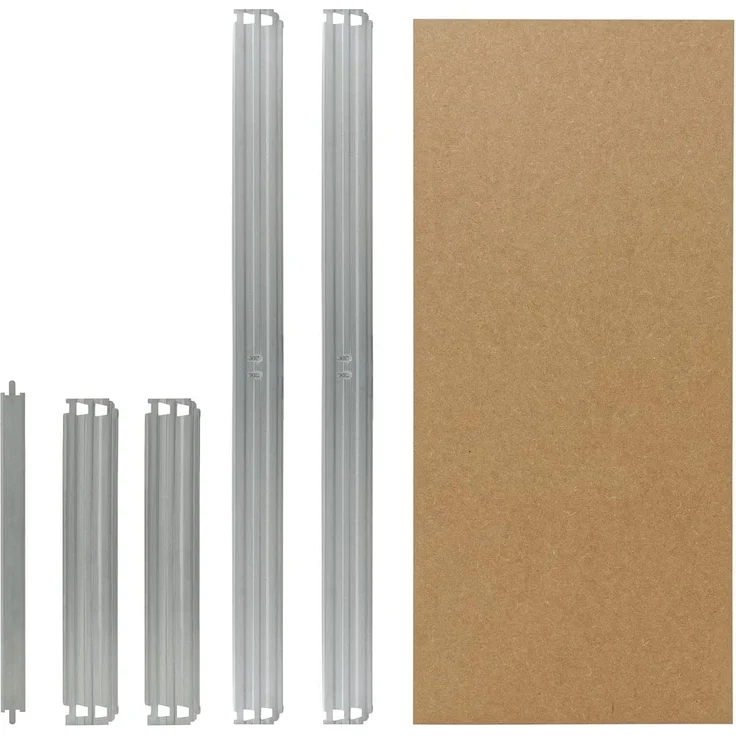shelfplaza PRO 90x45 cm Fachboden-Set in grau-verzinkt für PRO Schwerlastregale mit 200 kg Traglast pro Boden – Bild 1