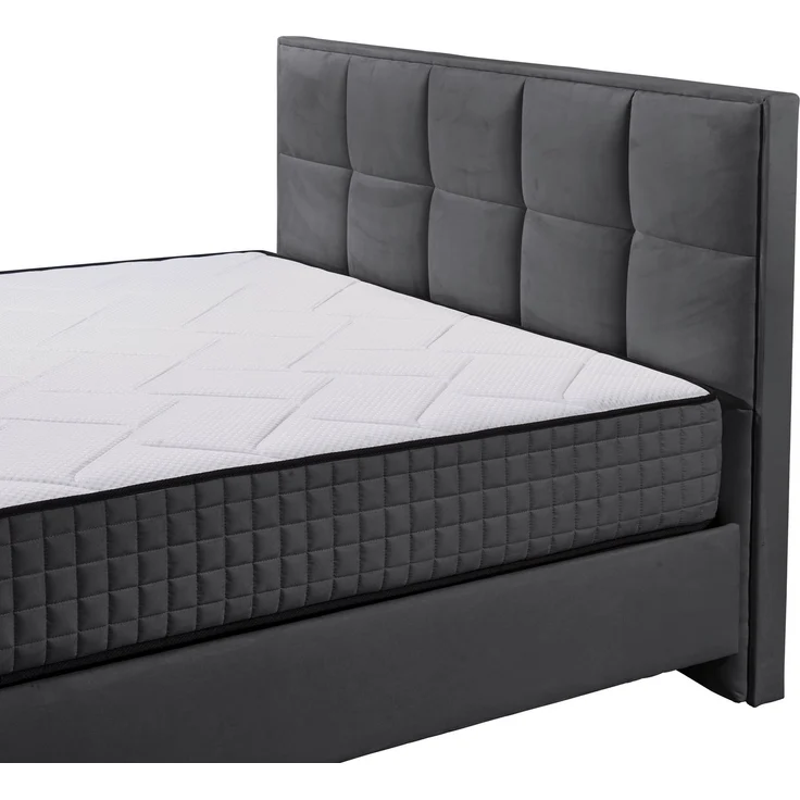 Boxspringbett Monroe A Anthrazit |Bettkasten|Duo-Matratze (Härtegrad H3/H4) von ED Exciting Design – Erhältlich in 160x200 cm – Bild 3