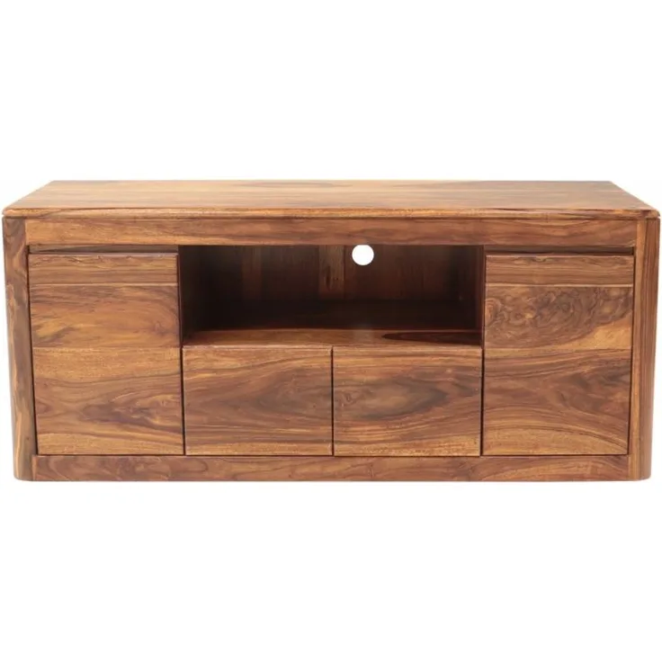 Fernsehtisch Tina 140x60x45 aus Sheesham-Massivholz