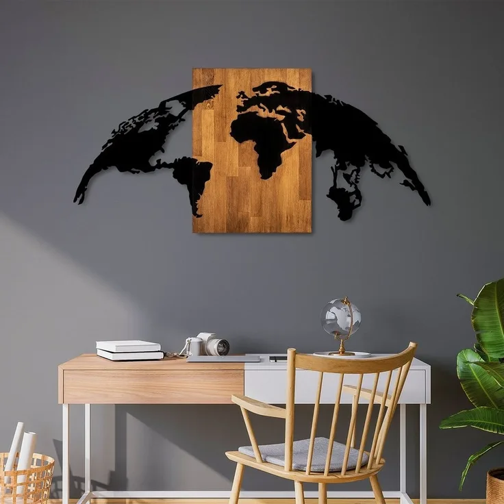 Wallity Wanddekoobjekt 100% WOODEN