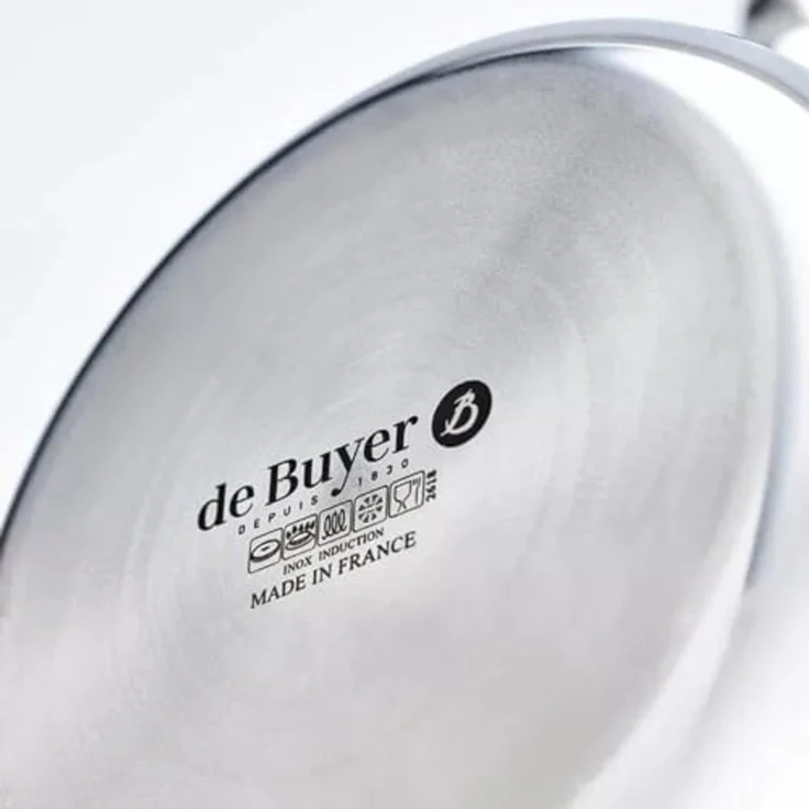 De Buyer Affinity Kasserolle Edelstahl mit Deckel 16 cm – Bild 5