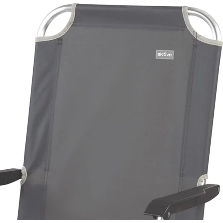 AKTIVE 52884 – Ultraleichter Camping-Klappstuhl | Hochstuhl 54 x 57 x 91 cm | Inklusive Anti-Roll-Stollen | Hohe Stabilität – Maximales Gewicht 110 kg | 600D Oxford-Gewebe – Größere Festigkeit und – Bild 7