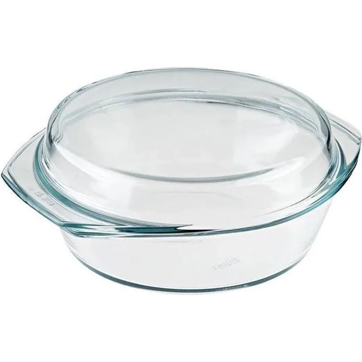 BOHEMIA CRISTAL Schüssel mit Deckel 1 l