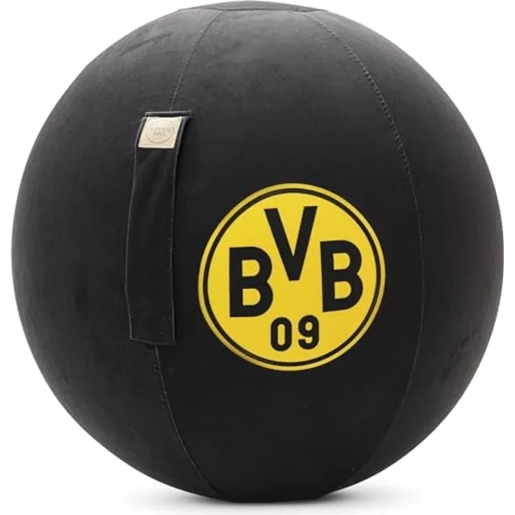 MAGMA Sitzball BVB 09 D 65 cm schwarz Borussia Dortmund