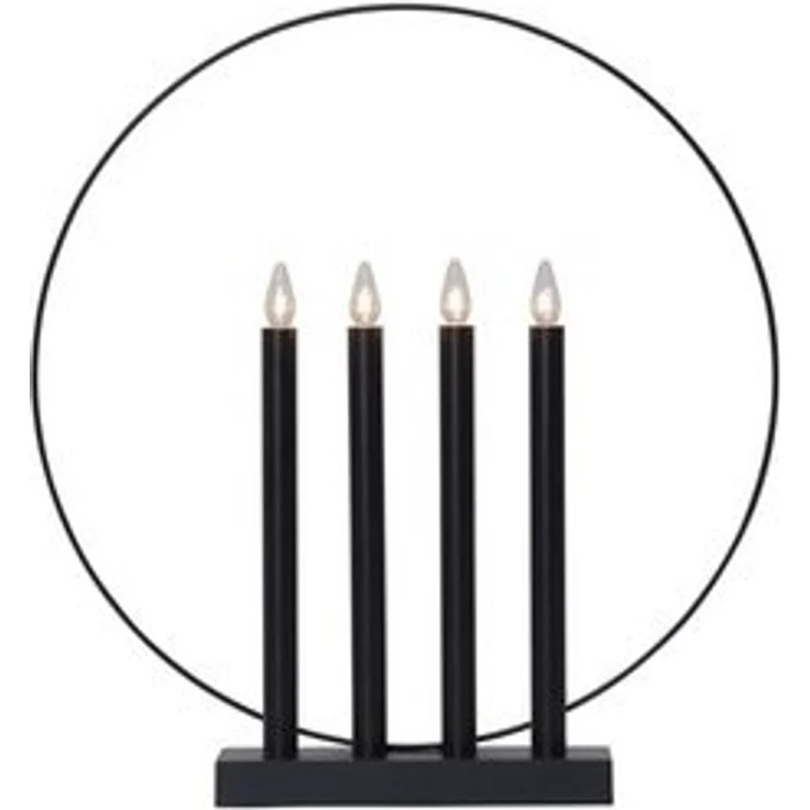 STAR TRADING Fensterleuchter Fensterleuchter Glory Kerzenleuchter 4flammig 45cm Schalter, Glühlampe – Bild 6