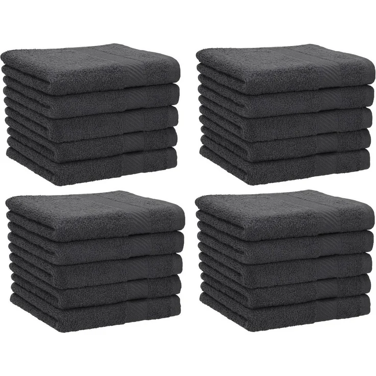 Betz Seiftuch 20 Stück Seiftücher Palermo Größe 30x30 cm Farbe anthrazit – Bild 1