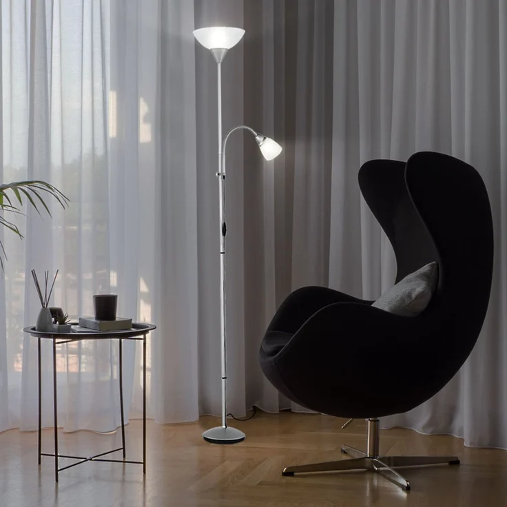 RGB LED Stehlampe, bewegliche Leseleuchte, H 180 cm – Bild 9