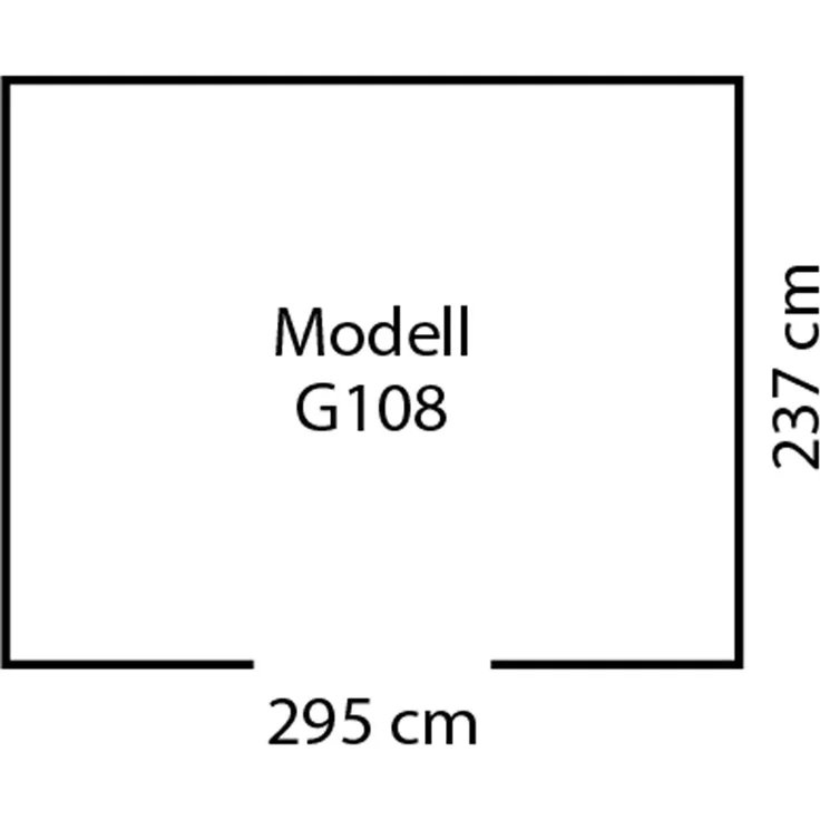 Globel Gerätehaus "Gartenmanager Dream" 108, anthrazit – Bild 4