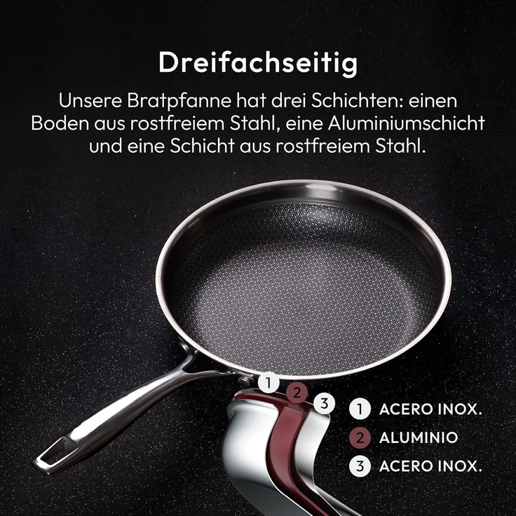 Infinity Chef Hi-Tech Pfanne, ø: 240 mm – Bild 4