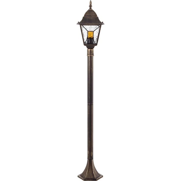 BRILLIANT Janel Außenstandleuchte 120cm schwarz gold | 1x A60, E27, 60W, geeignet für Normallampen (nicht enthalten) – Bild 2