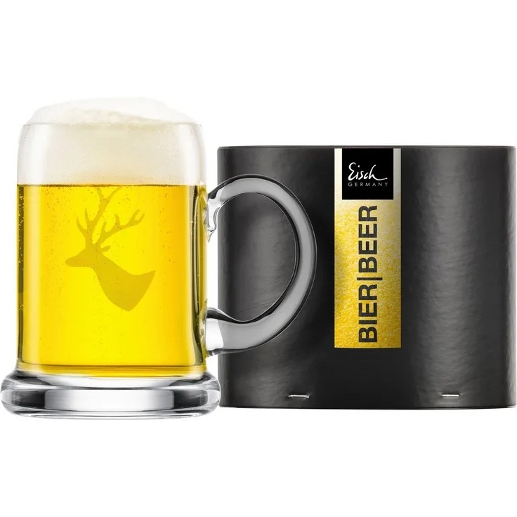 Eisch Chalet Bierseidel 500 ml in Geschenkröhre