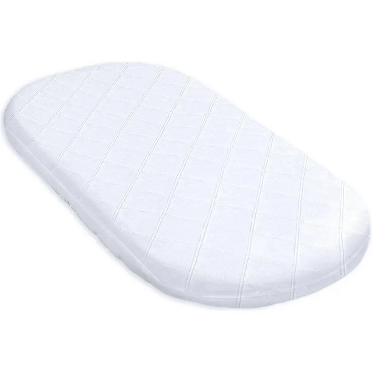 Babymatratze Kinderwagen Matratze 72x33cm - Stubenwagen Matratze oval Beistellbett, Totsy Baby